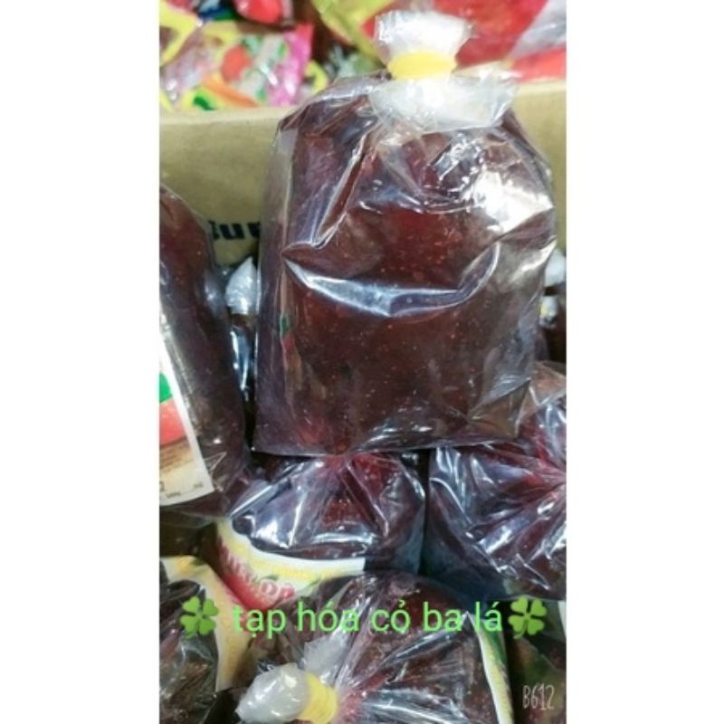 Mứt dâu 🍓Phương Thảo keo, bọc 480-500g, mứt dâu tây nguyên trái