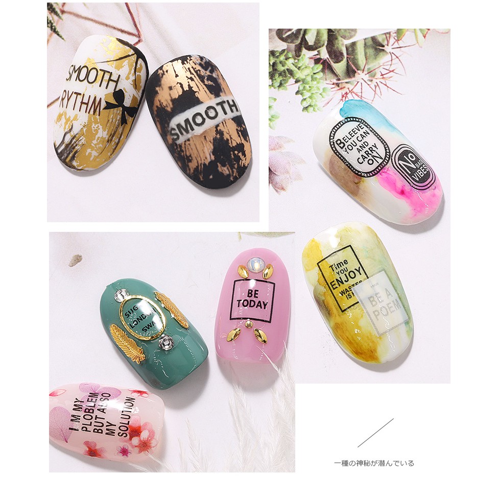 Nail Sticker Chữ Tình Yêu LOVE - Dán Móng Tay 3D Tuyệt Đẹp