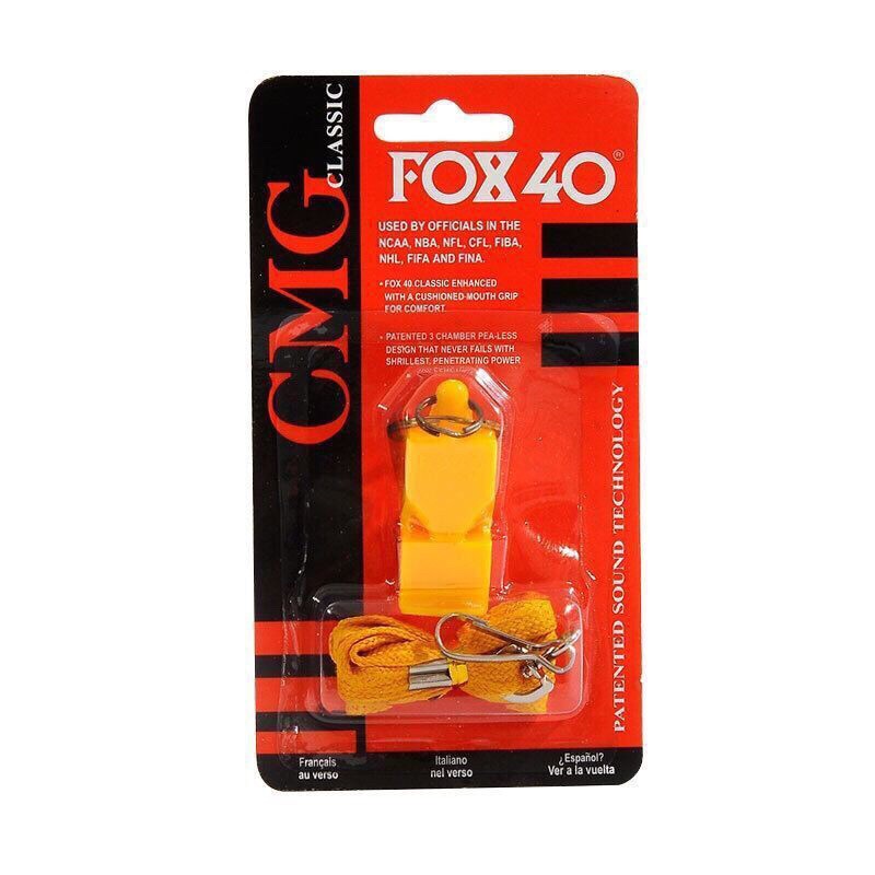 Còi trọng tài FOX 40 chuyên dụng cho trọng tài bóng đá,bóng rổ, còi thể thao ( cao cấp )