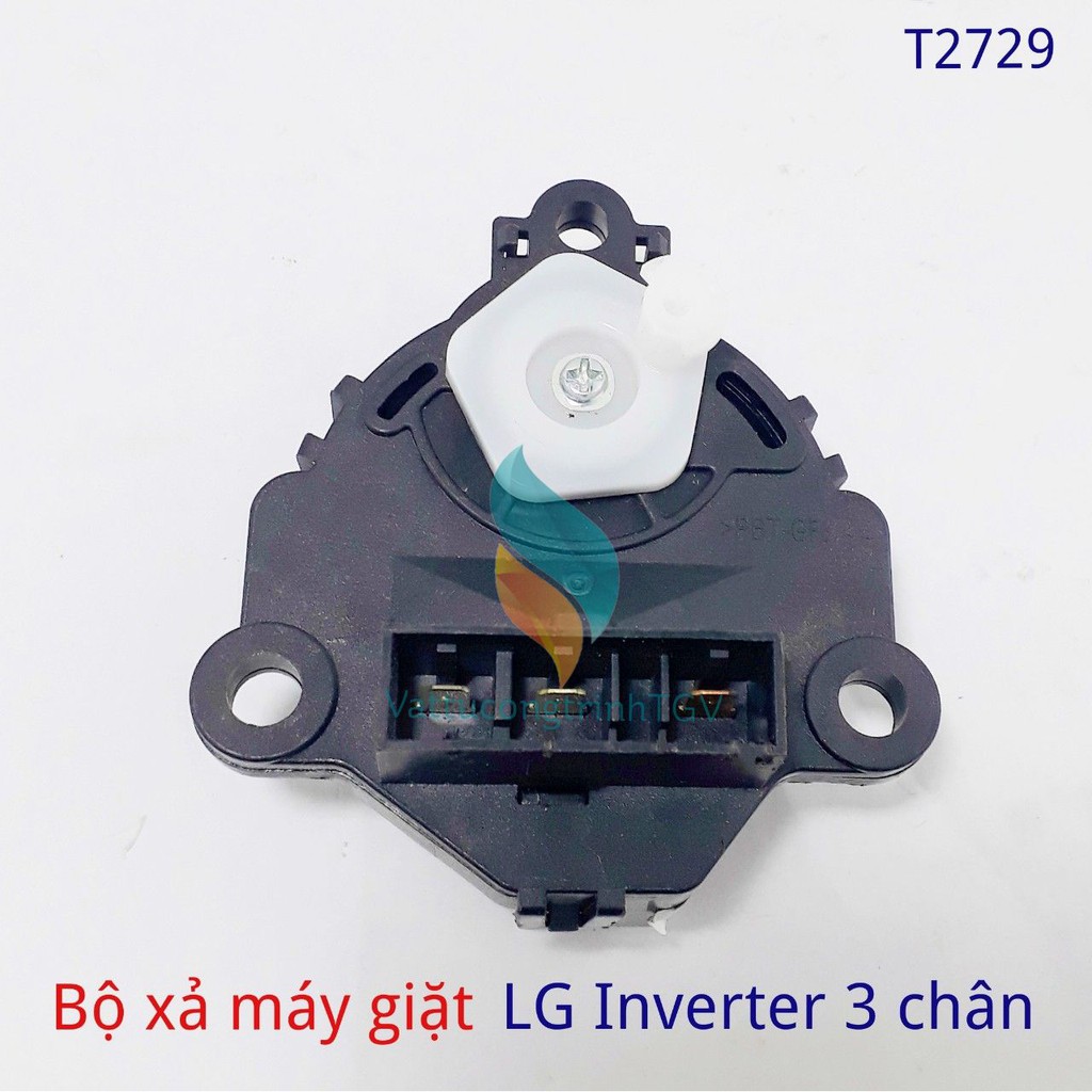 [Mã ELHA22 giảm 5% đơn 300K] Bộ xả máy giặt LG Inverrter 3 chân đen nhỏ