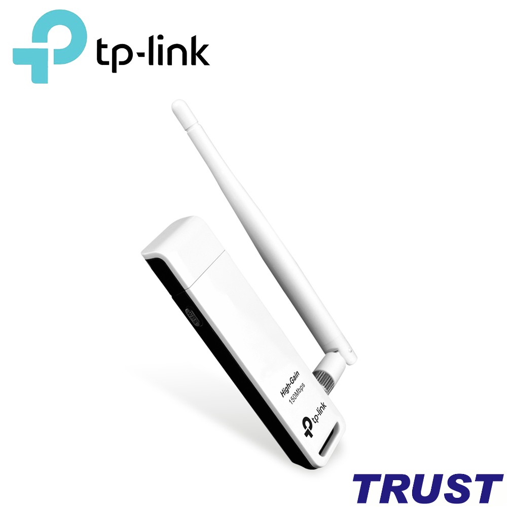 TP-Link N 150Mbps USB kết nối Wi-Fi Độ lợi cao - TL-WN722N - Hàng Chính Hãng