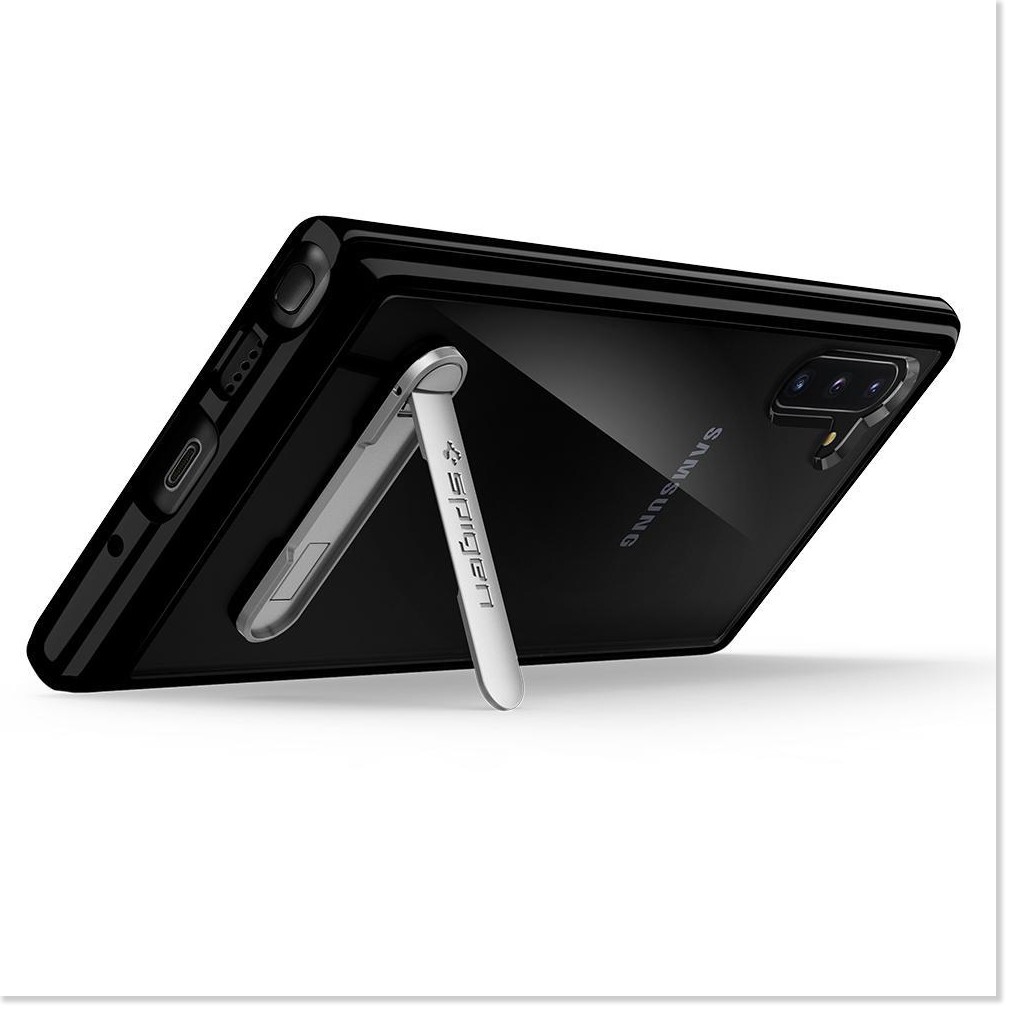 [HÀNG CHÍNH HÃNG] Ốp Samsung Galaxy Note 10 Spigen Ultra Hybrid S mặt lưng PC trong suốt không ngã màu