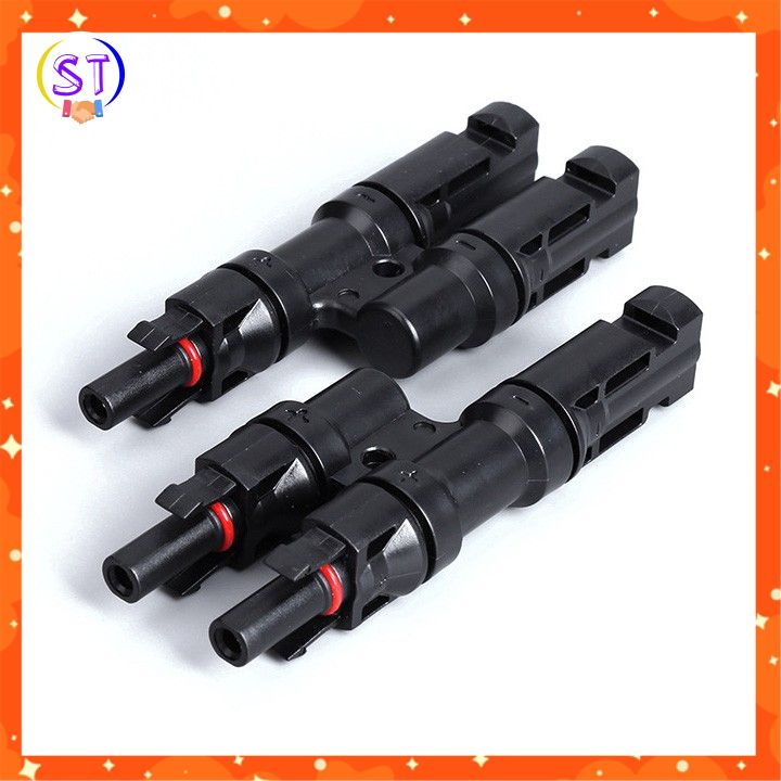 Cặp Jack kết nối phân nhánh MC4 2 đầu ra chuyên dụng cho cáp năng lượng mặt trời