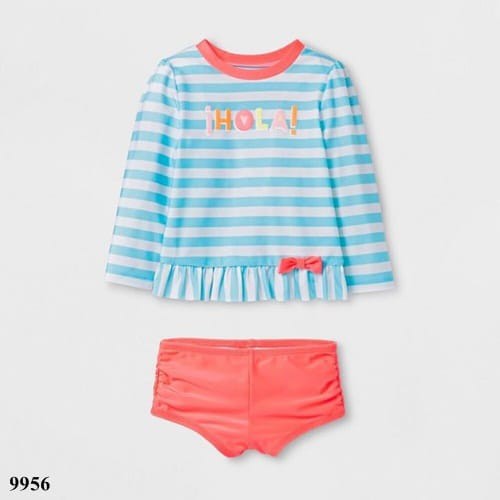 Bộ bơi bé gái cat jack