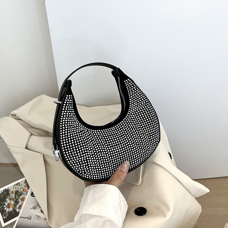 Túi đeo dưới cánh tay / Xách Tay Đính Kim Cương Giả Sức Chứa Lớn Mẫu 2022 NB00349 Thời Trang Mùa Hè Cho Nữ