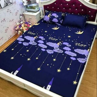 Combo 2 bộ ga gối cho khách,vỏ gối