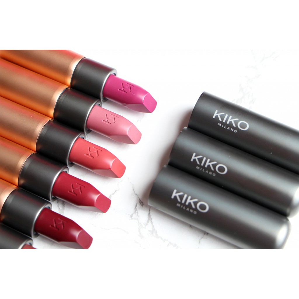 Son lì Kiko ❤️Freeship❤️ Velvet Passion Matte Lipstick - 309 310 311 312 329 330 - đủ bill - Hàng Pháp