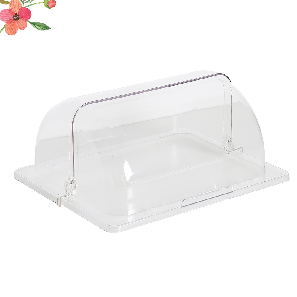 1 Hộp Nhựa Trong Suốt Đựng Bánh Tráng Miệng Chống Bụi