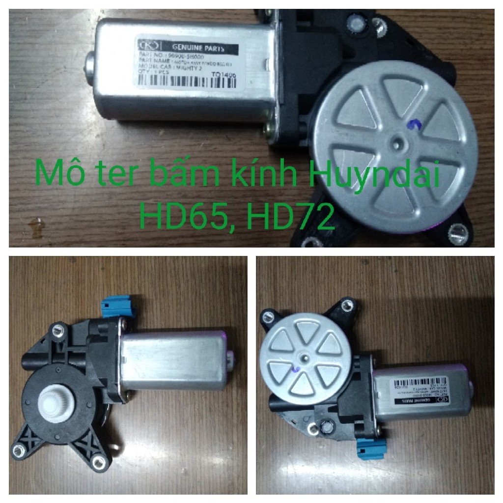 98900-5H000 MÔ TƠ BẤM KÍNH XE TẢI HUYNDAI HD65, HD72