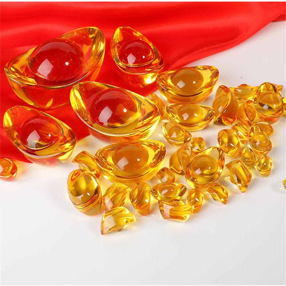 GOGOUP Bộ 5 Tượng Pha Lê Nhiều Kích Cỡ Trang Trí Phòng Khách, Đám Cưới