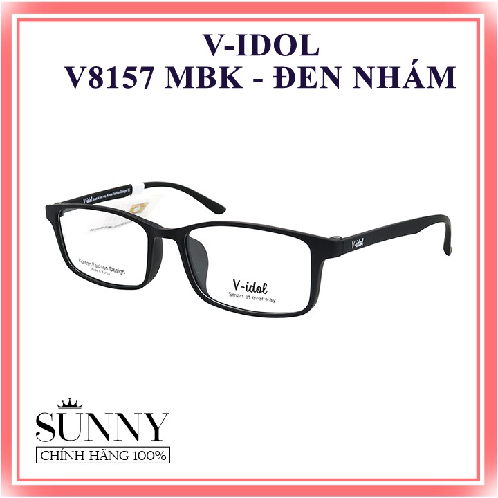 V8157 Gọng kính thời trang V-idol chính hãng, thiết kế dễ đeo bảo vệ mắt
