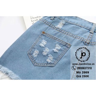 Quần short jean big size (MS 2869)