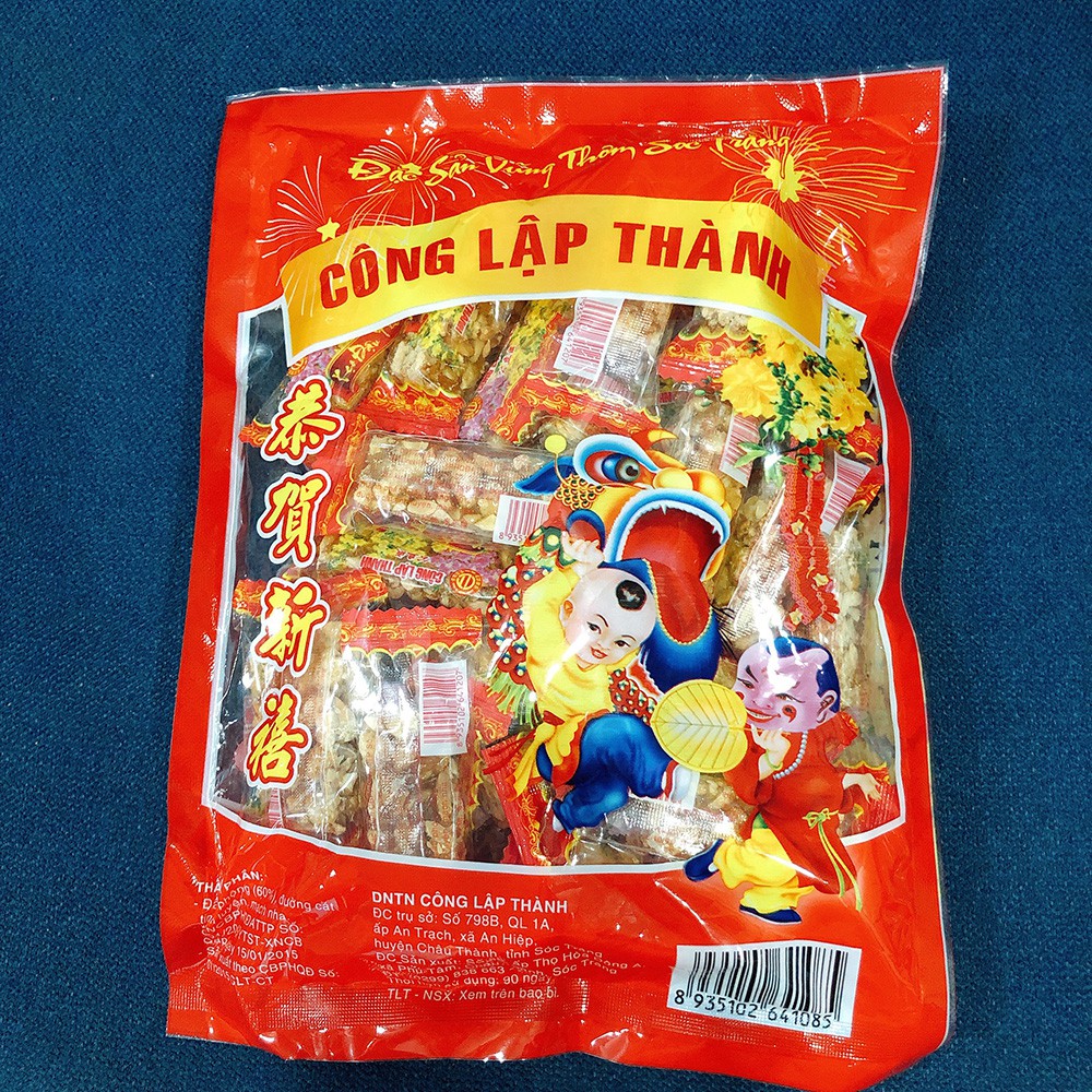 01 Bịch  Kẹo đậu phộng đặc sản Sóc Trăng Tân Lập Thành