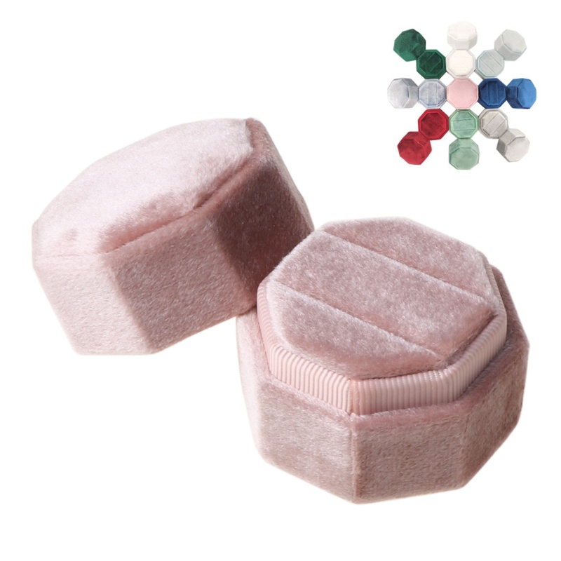 Flgo Hộp Đựng Nhẫn Cưới Bằng Nhung Sang Trọng Giá Đỡ