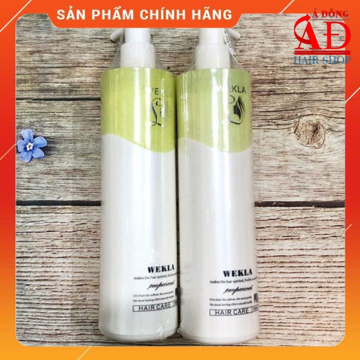 [WEKLA CHÍNH HÃNG] [New] DẦU GỘI XẢ WEKLA PHỤC HỒI TÓC HƯ TỔN SIÊU MƯỢT 780ML