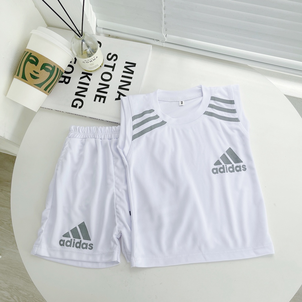 Bộ Ba Lỗ Bé Trai, Bé Gái A di đát SUMO KIDS Vải Thun Lạnh Basic Nhiều Màu, Bộ Quần Áo Cho Bé 3 Lỗ Mặc Hè Thoáng Mát