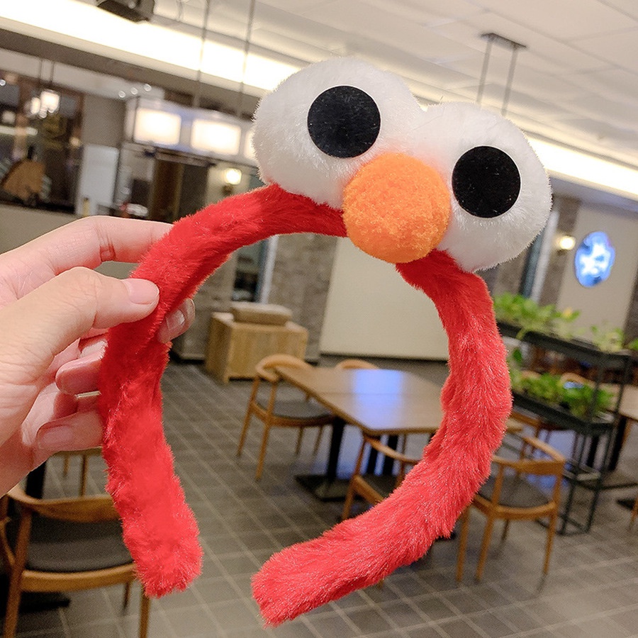 Băng Đô Cài Tóc Rửa Mặt Hình Đôi Mắt Hoạt Hình Nhồi Bông Phong Cách Hàn Quốc Dành Cho Bạn Gái