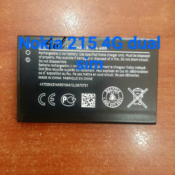 Pin điện thoại Nokia 215 4G dual sim
