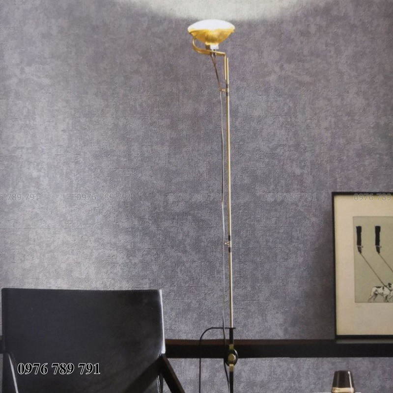 Giấy Dán Tường Giả Xi Măng Bê Tông Khổ 53cm Màu Xám Nhám Lụa Không Keo, Dày Cao Cấp ODINX