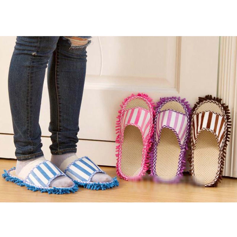 Dép Lau Nhà Lông Cừu San Hô Lau Nhà Có Thể Tháo Rời