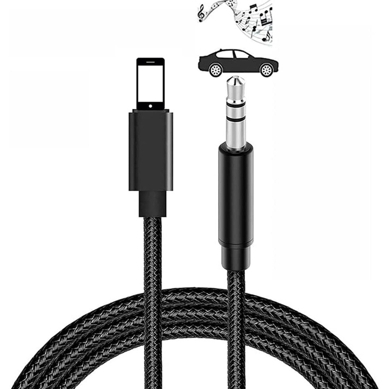 Dây Cáp Âm Thanh Aux Giắc Cắm 3.5mm Cao Cấp Cho iPhone 13 Pro-8 Plus