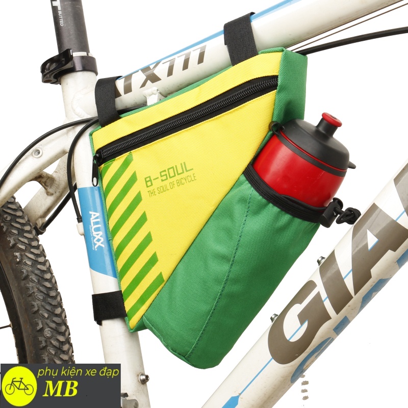 Túi treo xe đạp có ngăn đựng bình nước chính hãng BSOUL 02