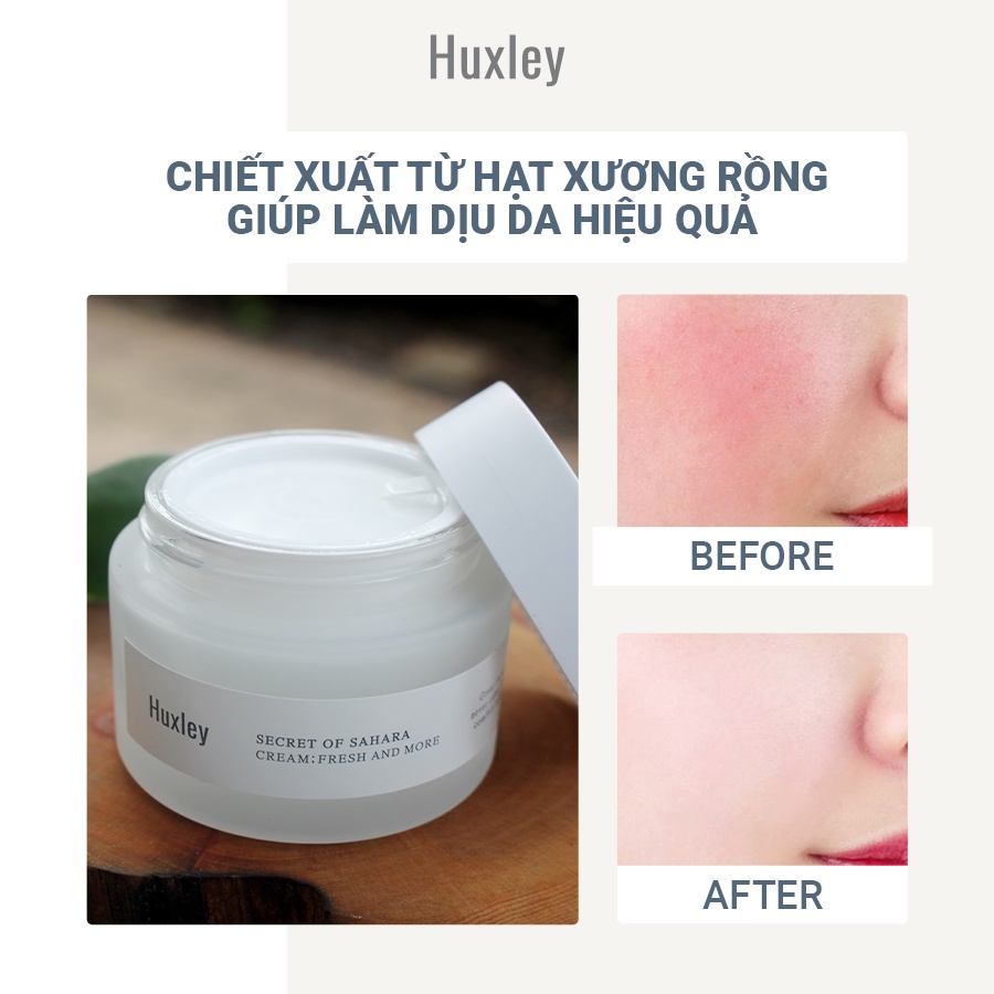 Kem Dưỡng Ẩm Huxley Secret Of Sahara Cream Fresh And More 50ml