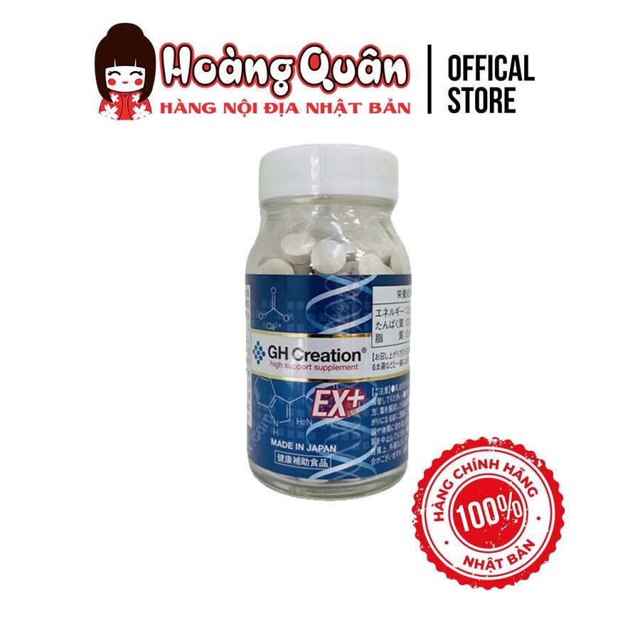Viên uống hỗ trợ tăng chiều cao GH Creation EX+ 270 viên Nhật Bản