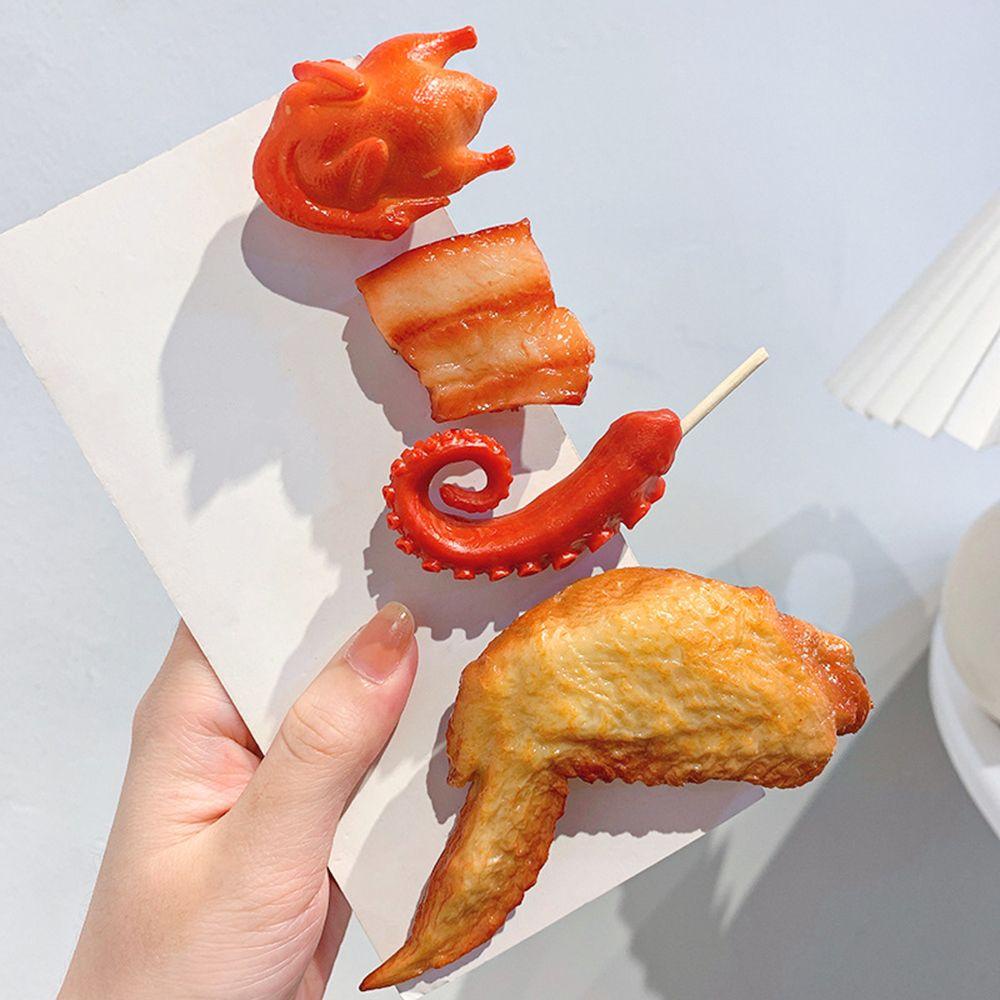 Kẹp Tóc Trang Trí BBQ Dễ Thương Dành Cho Nữ