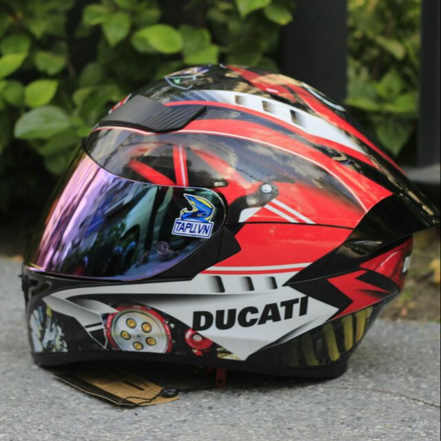 NÓN FULLFACE ROC M138 1 KÍNH LÊN TEM DUCATI