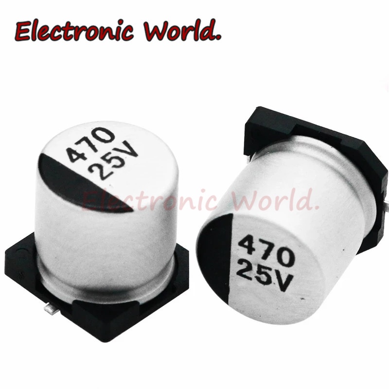 Set 10 Tụ Điện Nhôm 6.3V 10V 16V 25V 35V 1UF 2.2UF 4.7UF 10UF 47UF 100UF 220UF 330UF 470UF 1000UF Chuyên Dụng