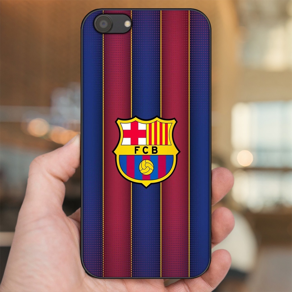 Ốp lưng Oppo A83 viền đen in hình Barcelona Barca