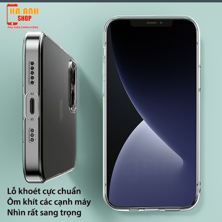 Ốp iPhone 12 / 12 Mini / 12 Pro / 12 Pro Max hãng Gor cao cấp mỏng 0.4mm, siêu dẻo, siêu nhẹ, siêu bền, không ố vàng
