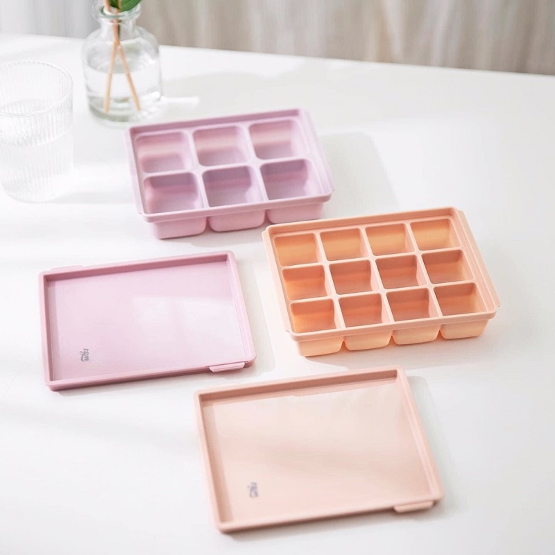 Khay trữ đông ăn dặm silicon tgm cho bé, Suzy baby