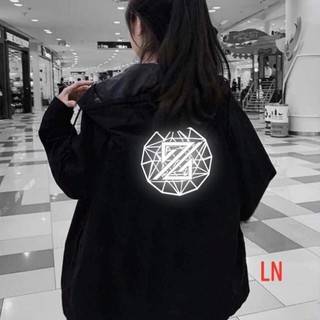 CHUYÊN SỈ Áo khoác nỉ phản quang chữ Z L&N MT