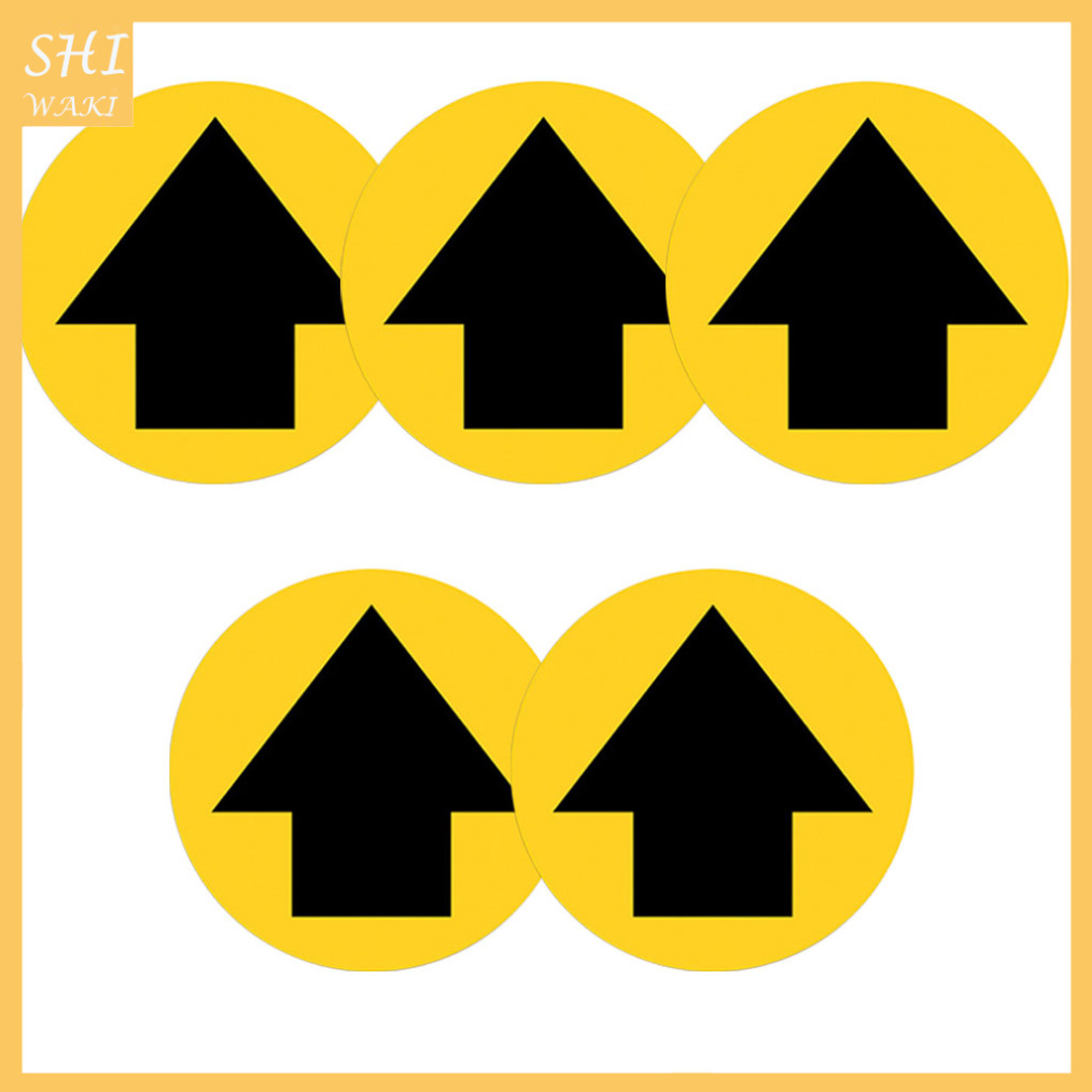 [In Stock]Social Distancing Floor Decals Keep Distance Sign Maintain Distance Marker A