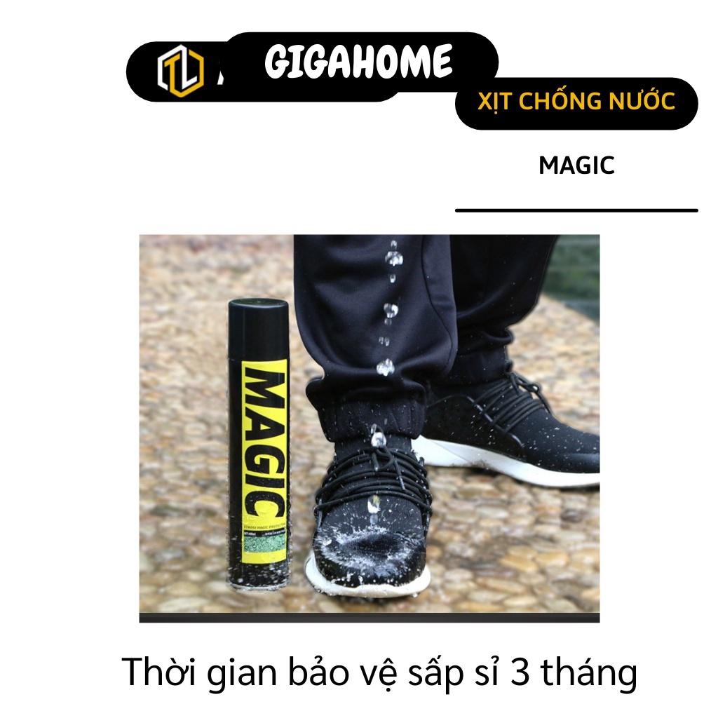 Bình Xịt Giày Chống Thấm GIGAHOME Chai Xịt Đồ Da, Balo Nano Chống Nước, Bụi Bẩn Magic 8801