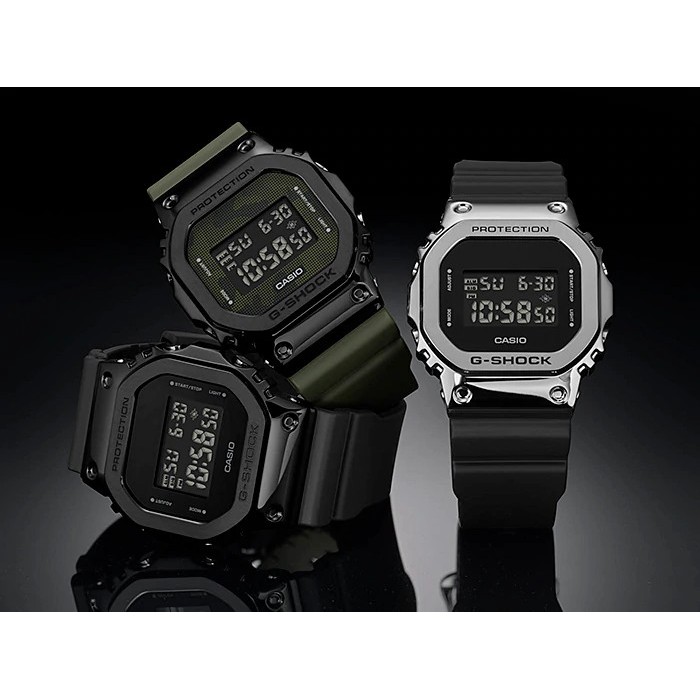 Đồng Hồ Casio Nam Dây Nhựa GSHOCK GM-5600-1DR Chính Hãng