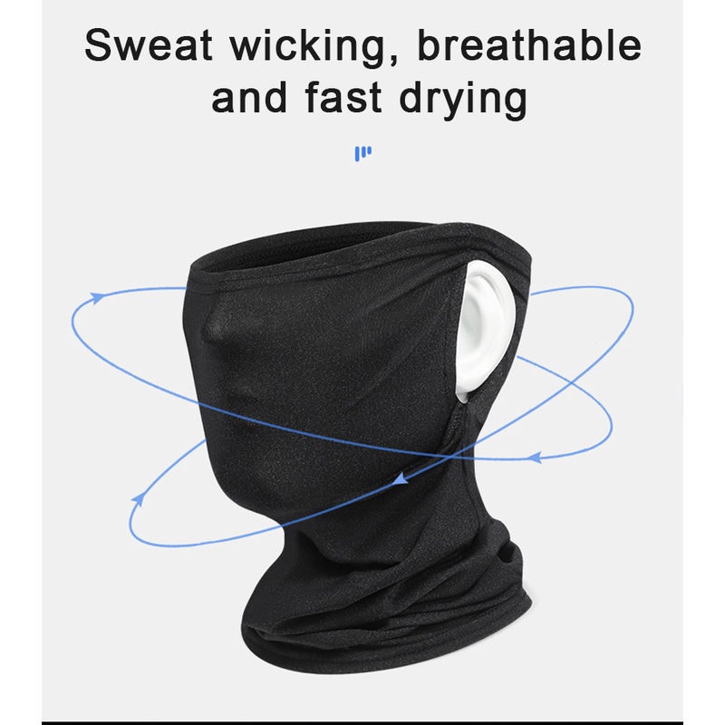 Xe Đạp Đi Tấm Che Băng Lụa Thoáng Khí Chống Nắng Yếm Van Xe Máy Che Ma Thuật Hood Đi Xe Bánh Răng