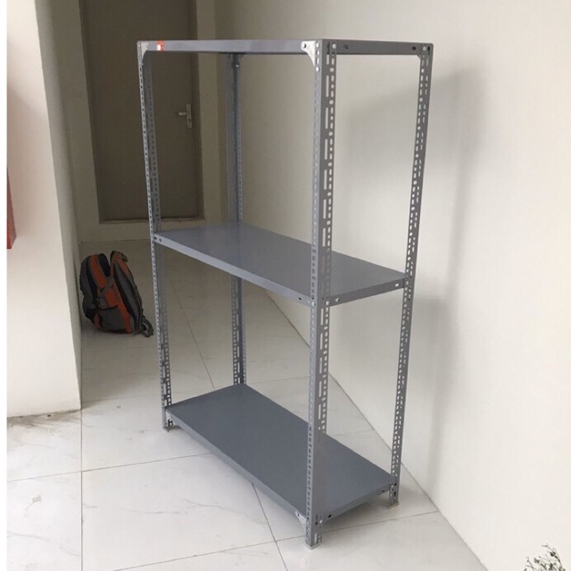 Kệ sắt v lỗ đa năng 3 tầng Dài 1m Rộng 30 cao 1,2m