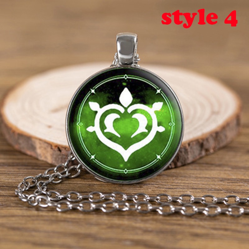 Vòng cổ mặt acrylic phong cách trò chơi Genshin Impact