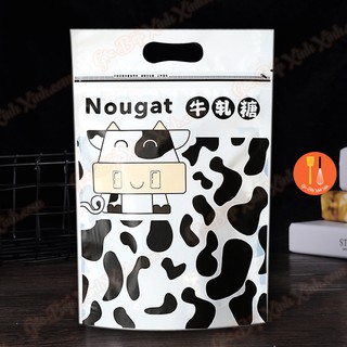 Túi zip đựng bánh ,kẹo ,nougat , cookie ,bánh quy , hình bò sữa - 10 túi #ziplock bags