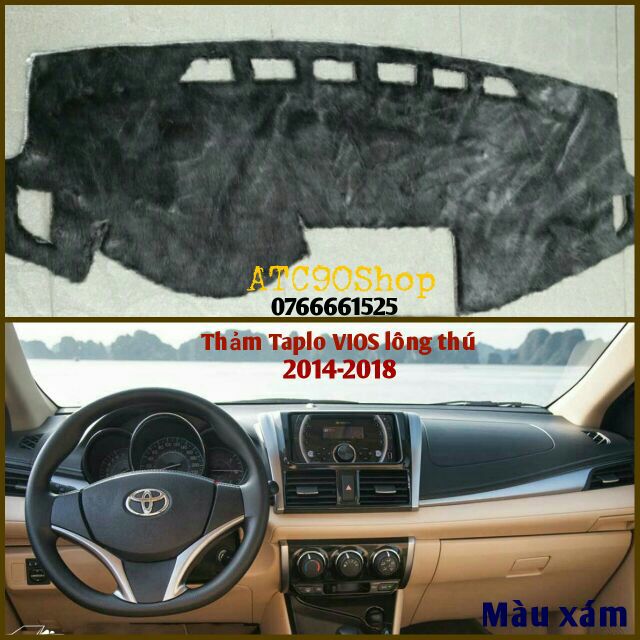 Thảm Taplo lông thú - Taplo Vios