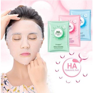 Mặt nạ giấy dưỡng trắng da mụn cấp ẩm thải độc HA Images 5.0