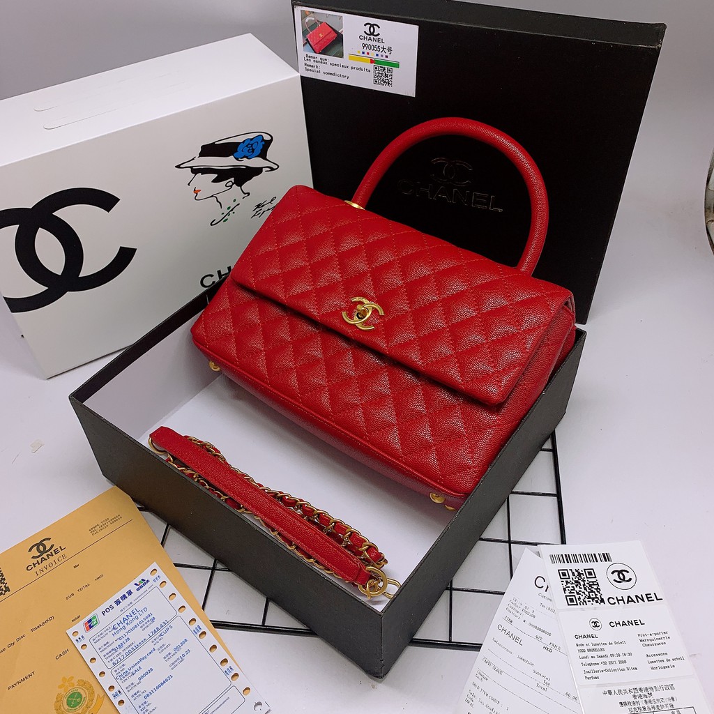 Túi xách hàng hiệu nữ  da caviar cao cấp mã HM40002