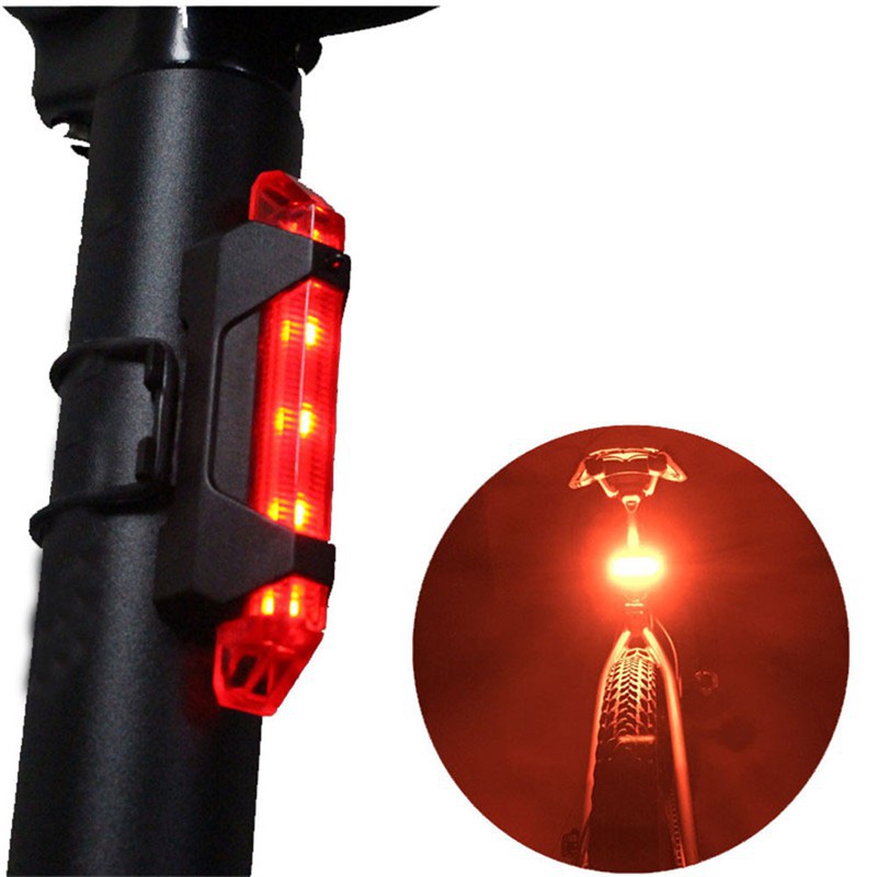 Đèn pha xe đạp 4 chế độ chống nước có cổng sạc USB