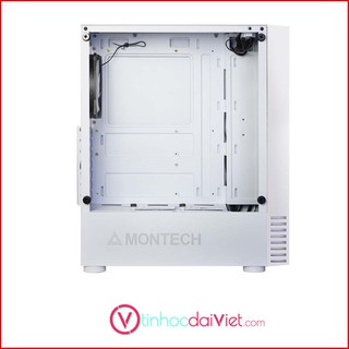 Case Máy Tính Montech X2 Mesh (Black/ White Tặng 3 Fan RGB)