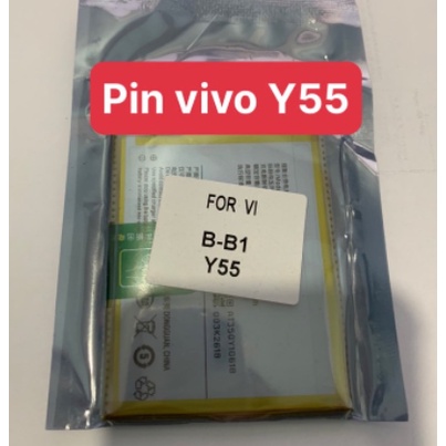 Pin điện thoại chính hãng vivo Y55 / Y55S / Y55L / Y55A /1610 / B-B1 / 3300mAh - có bảo hành