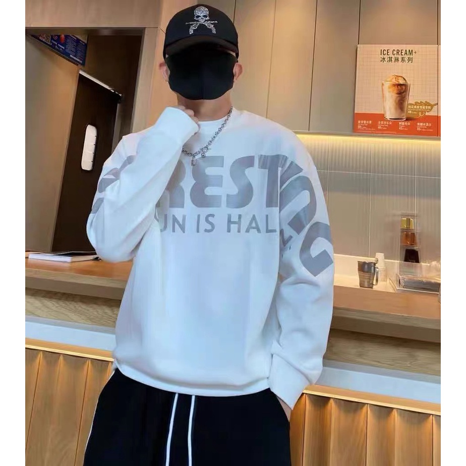 Áo Sweater phản quang Nam nữ -Chất da cá dày 2m2 from đẹp shopminhquang6868 | BigBuy360 - bigbuy360.vn