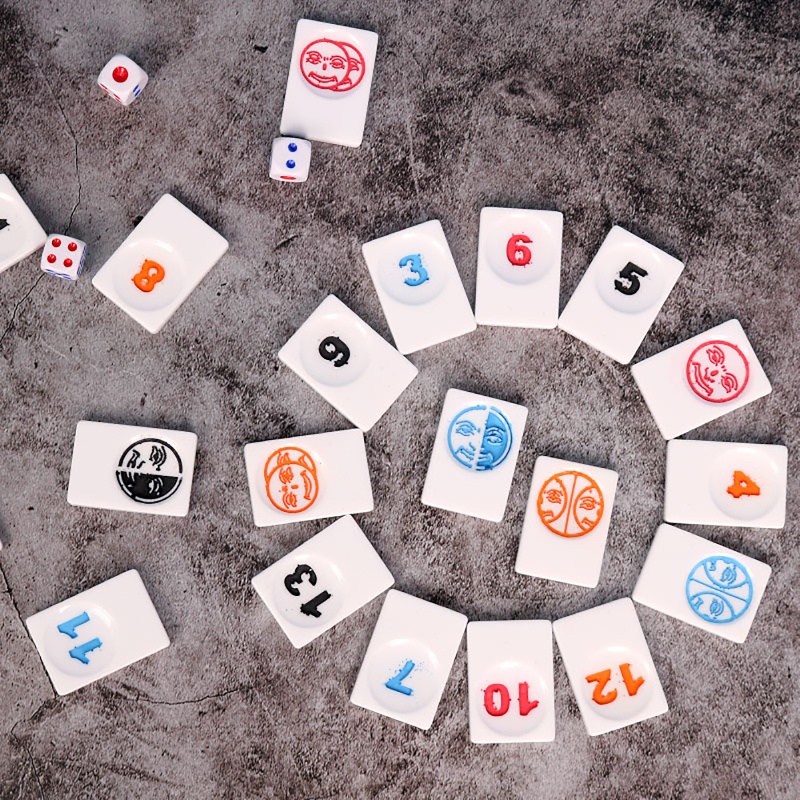 Khuôn Làm Thẻ Bài Trò Chơi Mạt Chược Vui Nhộn